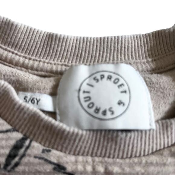 Sproet & Sprout boys waffle sweatshirt size 5/6 - Picture 2 of 5